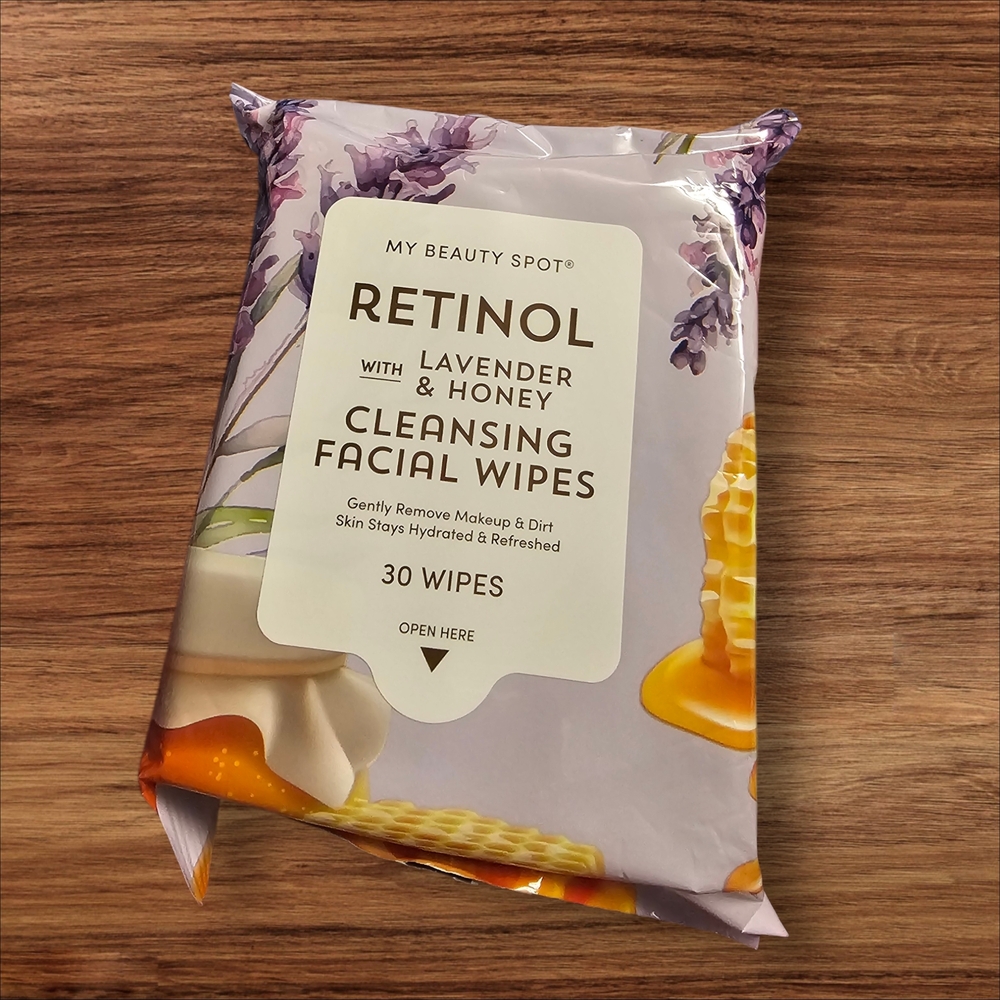 My Beauty Spot Retinol Cleansing Facial Wipes - Lavender & Honey